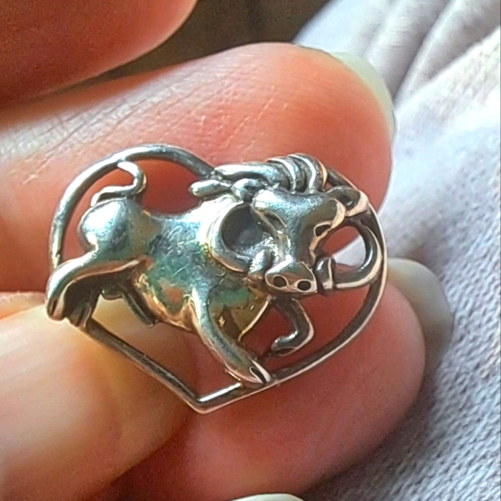 Vintage John Hardy Sterling Silver Chinese Zodiac Year Of The Boar Tie Tack